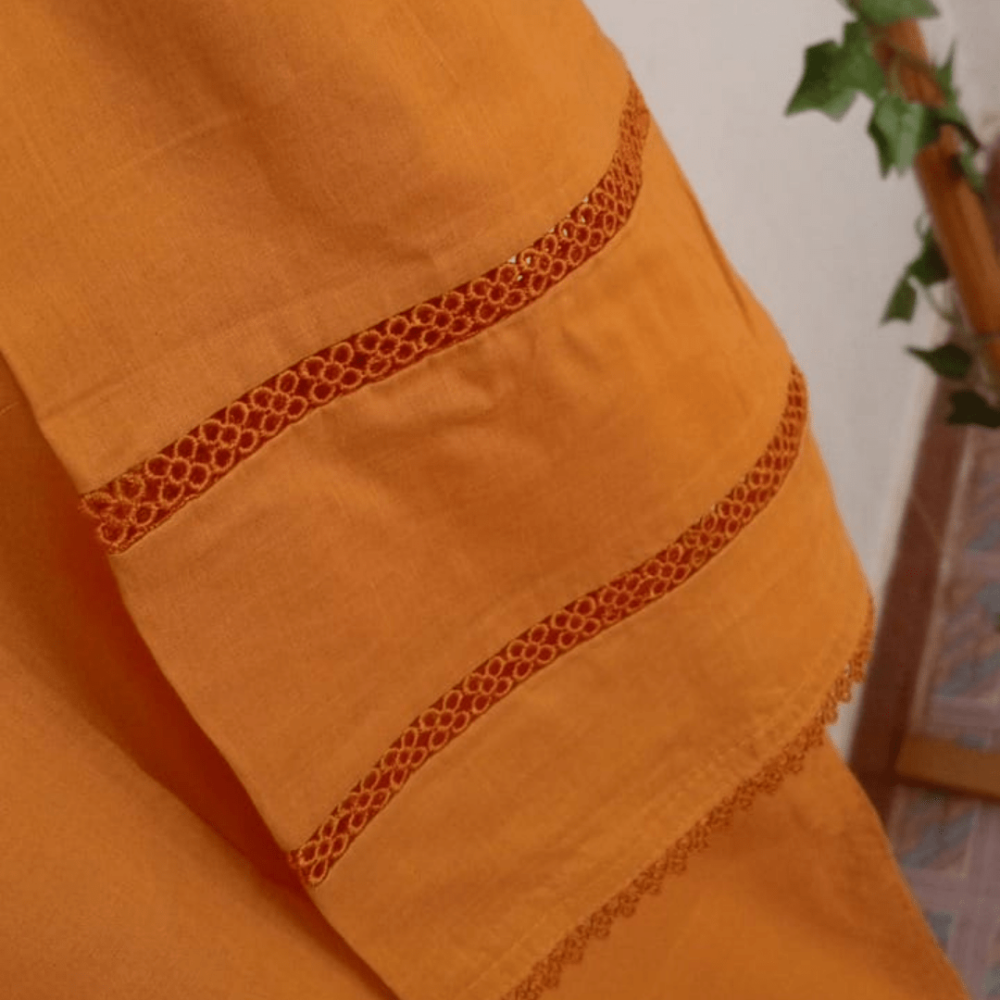 Yellowish Orange Ready-to-Wear Set