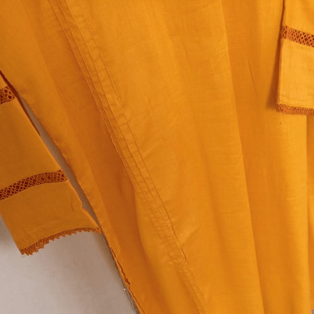 Yellowish Orange Ready-to-Wear Set