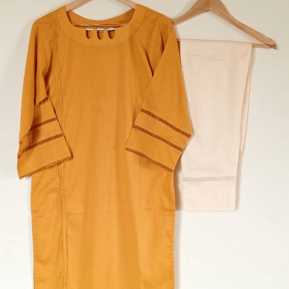 Yellowish Orange Ready-to-Wear Set